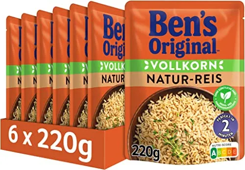 BEN'S ORIGINAL™ Express Reis Natur 6 x 220g von Ben's Original