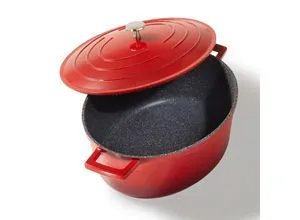 STONELINE Bräter Gourmet, 32x25 cm, Induktion - Kratzfeste Antihaftbeschichtung - Pfannen mit hitzebeständigem Aluguss und 6,6 l Fassungsvermögen, ideal für gesunde Zubereitung ohne Ankleben dank STONELINE®-Antihaftbeschichtung.