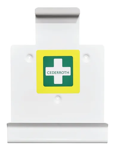 Cederroth Wandhalterung für First Aid Kit DIN 13157 - Erste Hilfe - Robuste und stabile Wandhalterung aus Blech, ideal für die einfache Montage und schnellen Zugriff auf Ihr Erste-Hilfe-Set.