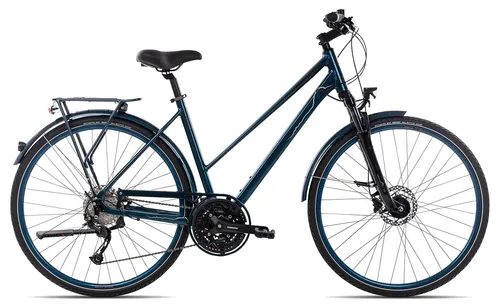 Bergrausch Trekkingrad Matterhorn Trapez – 27 Gang Shimano Alivio, Damenrad 28 Zoll