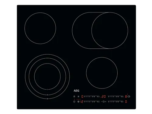 HK654070IB Autarkes Kochfeld 60 cm - Flächenbündig - Kochfeld aus Glaskeramik mit elegantem Design, ideal für moderne Küchen und einfache Reinigung.