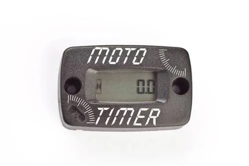 Motogroup Betriebsstundenzähler LCD-Display - Elektrische Messgeräte für präzise Betriebsstundenerfassung, ideal für Rasenmäher und Gartengeräte mit gut lesbarem 6mm Ziffernformat.