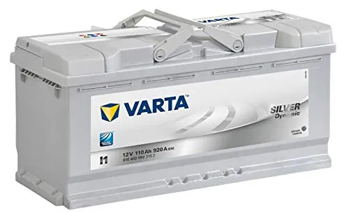 Varta lead acid, 6104020923162 Silver Dynamic I1 Autobatterien 12 V 110 Ah 920 A, Kompatibel mit PKW