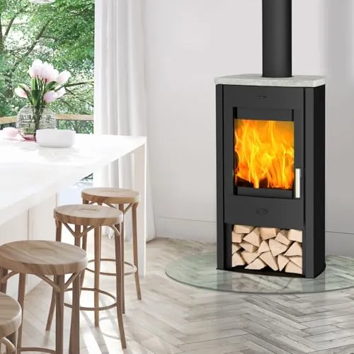 Fireplace Kaminofen Tuvalu Speckstein Top K5732 6kW - Effiziente Wärme für Ihr Zuhause - Kaminöfen, Hersteller: Fireplace, 6kW Heizleistung und edles Speckstein-Design für gemütliche Abende.