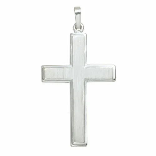 Anhänger Halsschmuck Kreuz aus 925er Sterlingsilber - Eleganter Kreuzanhänger aus hochwertigem 925er Sterlingsilber. Ideal für jeden Anlass und perfekt als Geschenk. Zeitloses Design für stilvolle Akzente.