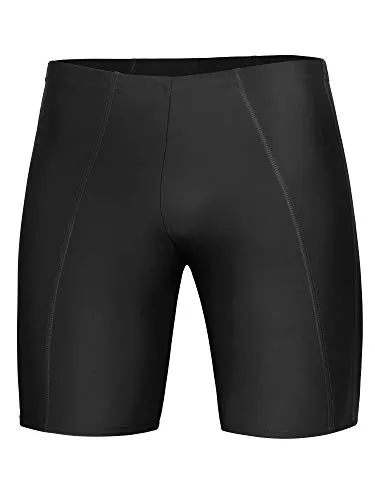 Ladeheid Badeshorts Herren Badehose LA40-205 schwarz M - Herren-Bademode mit sportlichem Design, aus schnelltrocknendem Material für optimalen Tragekomfort beim Schwimmen und am Strand.