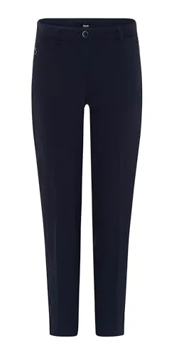 BRAX Feel Good Style Maron S Navy 40 - Moderne Techno-Hose - Damen-Hosen in verkürzter Regular Fit Silhouette, aus hochwertigem Polyamid-Elasthan-Mix für optimalen Tragekomfort und stilvolles Design.