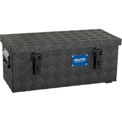 ALUTEC MÜNCHEN Aluminiumbox Extreme 37 - Schwarz - Werkzeugkästen mit 37 ltr. Volumen, extrem stabil aus 3 mm Aluminium-Riffelblech, ideal für sicheren Transport von sperrigen Gegenständen.