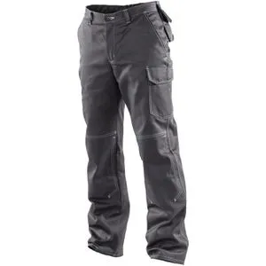 Kübler ORGANiQ Hose 2248 anthrazit Größe 58 - Arbeitshose & Bundhose mit ergonomischer Linienführung für optimale Bewegungsfreiheit und zertifizierte Knieschutztaschen für Sicherheit bei der Arbeit.