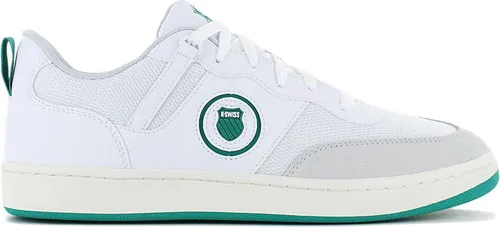 K-Swiss Classic K-Varsity Herren Sneaker - Sneaker aus hochwertigem Leder-Mesh-Synthetik, ideal für Sport und Freizeit, mit bequemer Schnürung und Gummilaufsohle für optimalen Halt.