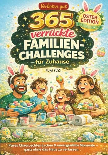 Verboten gut – 365 verrückte Familienchallenges für Zuhause: Pures Chaos, echtes Lachen & unvergessliche Momente – ganz ohne das Haus zu verlassen