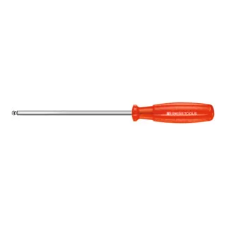 PB Swiss Tools Sechskant-Kugelkopfschraubendreher mit Multicraft-Kraftheft, 5 mm - Praktischer Sechskant-Kugelkopfschraubendreher mit griffigem Kraftheft aus schlagfestem Kunststoff. Ideal für präzise Arbeiten, auch bei öligen Händen. Hochwertige Klinge aus spezieller Legierung für maximale Härte und Zähigkeit.