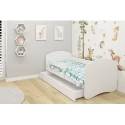 ACMA II Kinderbett Jugendbett mit Matratze 180x80 cm