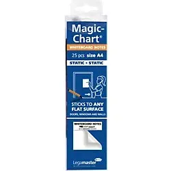 Legamaster Magic-Chart Flipchartfolie 29,7 x 21 cm Weiß Rolle mit 25 Blatt