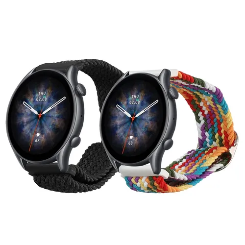 2x Uhrenarmband für 22mm Amazfit Bip 6 Bip 5 Unity Bip 5 GTS 3 Balance 2 Helio