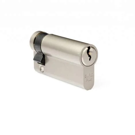 FELGNER Halb-Zylinder Euro Plus Schließzylinder Profilzylinder Türschloss Sicherheitsschloss für Türen Garagentore etc. | Messing - inkl. 3 Bart-Schlüssel | 45mm