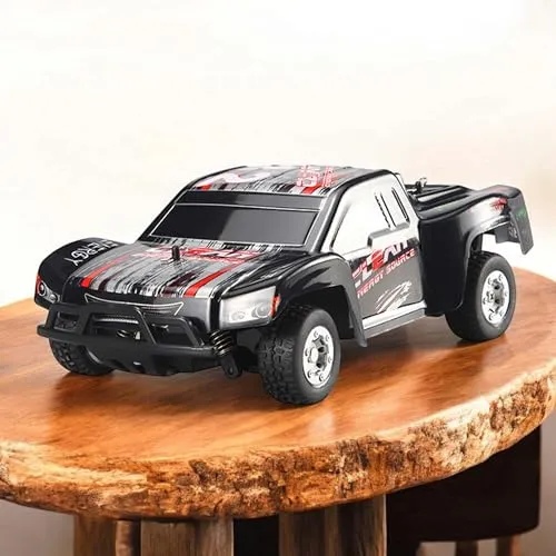 RC Ferngesteuerter Off-Road Short Course Monster-Truck mit 2.4GHz Fernsteuerung, Rock Crawler Truggy, Gelände Fahrzeug im Modell Maßstab 1:24, RTR Auto inkl. Akku und Ladegerät, Buggy Modellbau