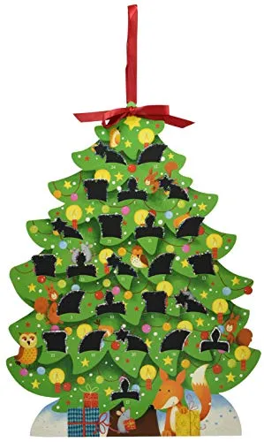 Zettelkalender – Mein Kritzel-Kratzel-Adventskalender: Mit 24 Kratzel-Baumanhängern