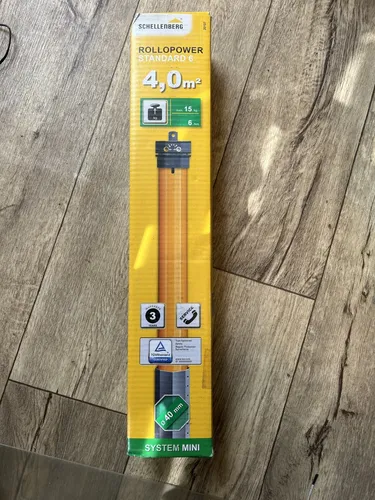 Schellenberg Mini STANDARD Rohrmotor 6Nm für Rollladen - Fensterbeschläge: Motorisierung für leichten Rollladen bis 15 kg, wartungsfreier Motor mit thermischem Überlastschutz und optionale Funk-Steuerung.