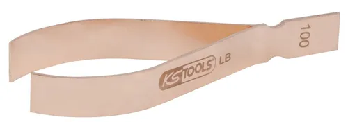 KS Tools BRONZEplus Pinzette stumpf 100 mm - Pinzette für präzises Arbeiten, ideal für Hobby und Beruf, mit ergonomischem Design für besseren Halt.
