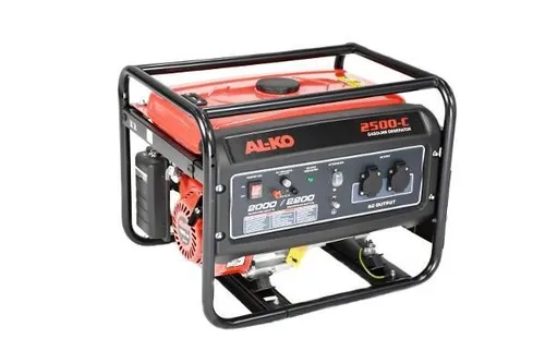 AL-KO Stromerzeuger 2500-C (130930) - Stromaggregate für Baustellen: leistungsstarkes Notstromaggregat mit 2,0 kW Nennleistung und 15 L Tank-Kapazität, ideal für zuverlässige Energieversorgung.