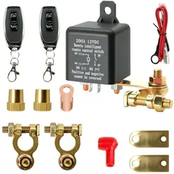12V Batterietrennschalter mit Fernbedienung – 200A