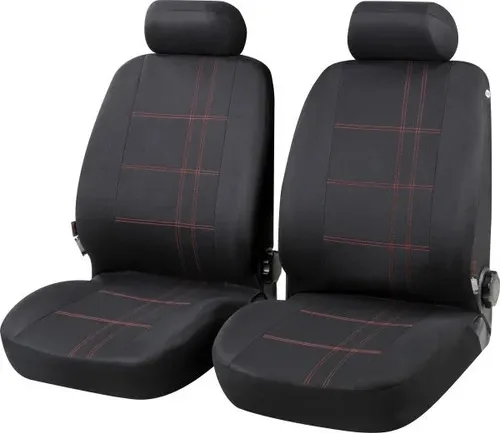 Walser Autositzbezug Nashville für Vordersitze schwarz - Hochwertiger Sitzbezug aus strapazierfähigem Polyester, idealer Schutz für Ihre Autositze und pflegeleicht.