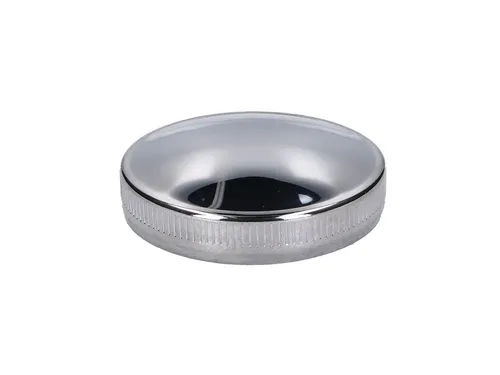 Tankdeckel Aluminium Chrom-Optik (ohne Schloss) für Simson S50, S51, SR50, Schwa