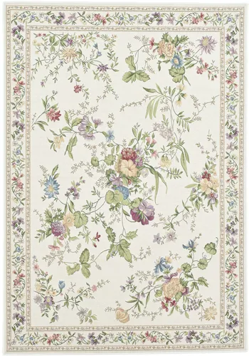 Teppich FLOMI - creme - 60x90 cm - Eleganter cremefarbener Teppich, perfekt für jedes Wohnambiente. Hergestellt aus hochwertigen Materialien für Langlebigkeit und Komfort.