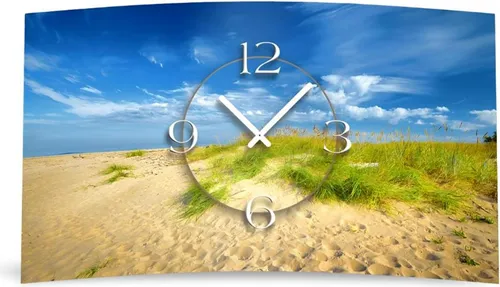 Digital Designer Art Düne Wanduhr 3D-Design ohne Ticken - Moderne 3D Wanduhr aus Alu-Dibond – geräuschloses Uhrwerk für eine stilvolle Zeitmessung. Ideal für Wohnzimmer und Büro, mit hochwertigem Druck und elegantem Design.