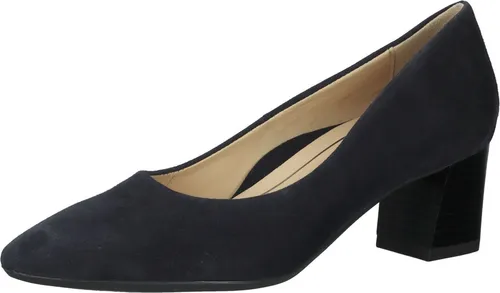 Ara 11537-10 LONDON, Damen Pumps in Blau, Größe 37 - Elegante Damen Pumps aus hochwertigem Veloursleder. Die komfortable Innensohle und der breite Blockabsatz sorgen für einen stilvollen Auftritt bei jedem Anlass. Ideal für Business und Freizeit!