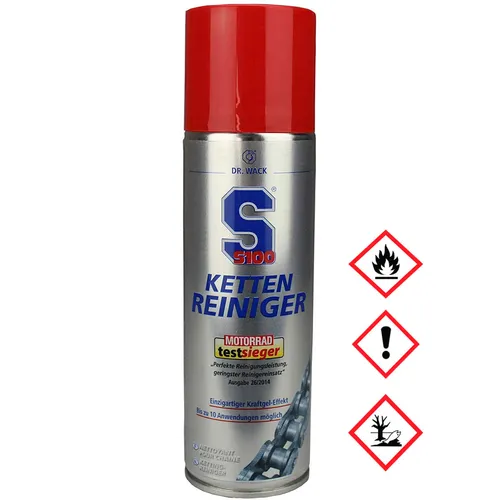 Dr. Wack S100 Kettenreiniger 300 ml – Effektives Kettenspray für Motorräder