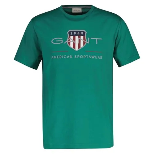 Gant Herren T-Shirt 1er Pack – Hochwertige Baumwolle - Stylisches Gant T-Shirt aus 100% Baumwolle für optimalen Tragekomfort. Ideal für Alltag und Freizeit. Regular Fit für eine bequeme Passform.
