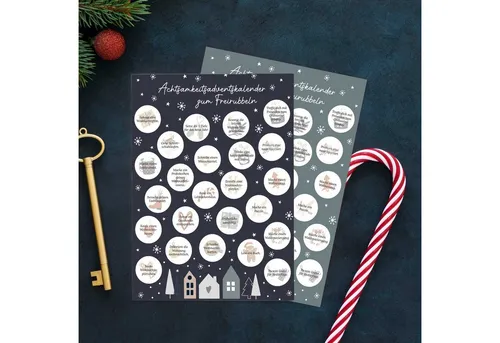 PAPIERDRACHEN Adventskalender Adventskalender zum Freirubbeln