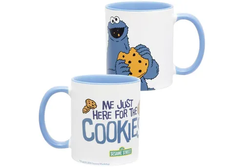 United Labels® Tasse Sesamstraße Krümelmonster - Me just here for the Cookies - Mug, Keramik