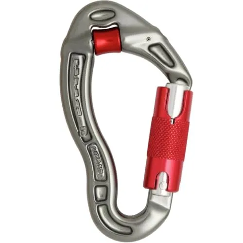DMM Revolver Kwiklock Seilrolle - Rot, One Size - Kletterausrüstung mit innovativem Rollen-Design für reduzierten Reibungswiderstand und optimale Leistung beim Klettern.