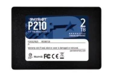 Patriot P210 2TB SSD - Interne SATA 3 2,5 Zoll Solid State Drive, optimale Leistung und schnelle Anwendungsstartzeiten für PCs und Notebooks