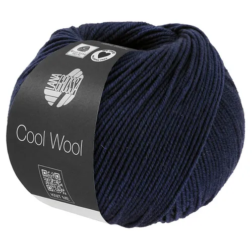 LANA GROSSA COOL WOOL MÉLANGE (WE CARE) Häkelwolle, 160 m (Klassiker aus purer, extrafeiner Merinowolle, mulesingfrei), 50 g