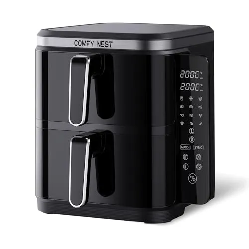 Comfy Nest 11-Liter-Doppelkorb-Heißluftfritteuse