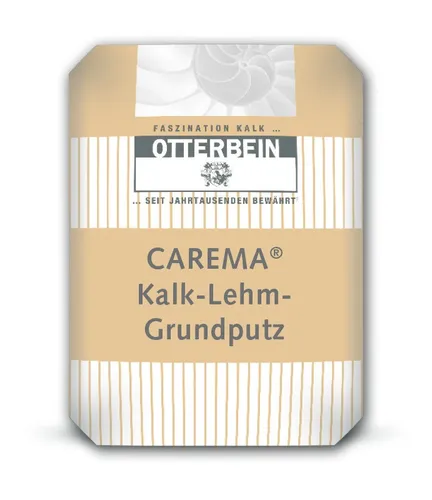 CAREMA Kalk-Lehm-Grundputz 25kg Unterputz Putz Kalkgrundputz Lehmputz zementfrei