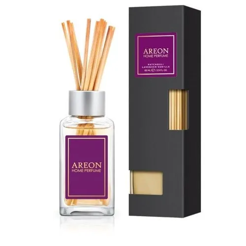 Areon Raumduft Patchouli Lavender Vanilla 85 ml Duftspender Holz Sticks