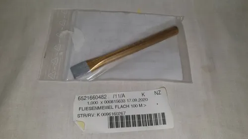 Rennsteig Werkzeuge Fliesenmeißel flach 100 mm Schneiden-Breite 10 mm 370 100 1