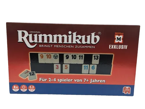 Produktbild Original Rummikub Gesellschaftsspiel Jumbo Legespiel Neu unbenutzt Kult 2019