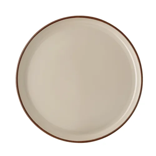 Rosenthal Casual Shell Teller flach 27 cm in braun von Rosenthal