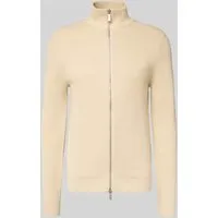 SELECTED HOMME Male Strickjacke High Neck - Strickjacke für Herren mit hohem Rippkragen und 2-Wege-Frontreißverschluss, aus 100% Bio-Baumwolle für angenehmen Tragekomfort.