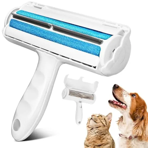 ProjectFont Tierhaarentferner, Bürste zum Entfernen von Fusseln, wiederverwendbar, für Kleidung und Möbel, Haarentfernung für Stoffe, selbstreinigend, für Hunde und Katzen, waschbar