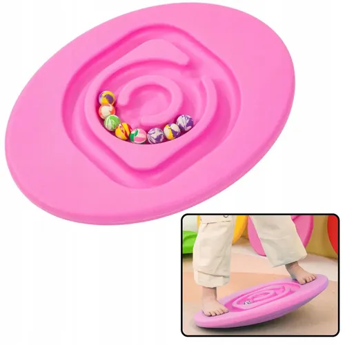 Sensorisches Balancierbrett für Kinder mit Gummibällen – 5 Stück - Das sensorische Balancierbrett für Kinder mit 5 Gummibällen fördert spielerisch die Motorik und sorgt für abwechslungsreichen Spielspaß. Ideal für drinnen und draußen, bietet es Sicherheit und Freude beim Spielen.