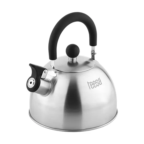 Teesa Edelstahl-Wasserkocher mit Pfeife 1.8L Gas-Induktion