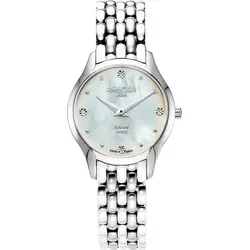 Damenarmbanduhr ROAMER 547857 41 25 50 silber klassisch mit Diamanten - Silber
