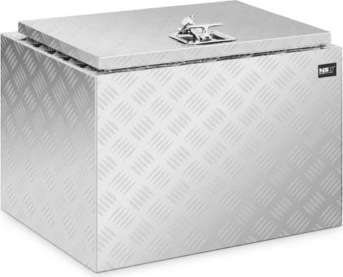 MSW Werkzeugkoffer 120L Alubox - Sicherer Transport und Lagerung - Robuste Alubox aus Aluminium mit 120 l Fassungsvermögen, abschließbar und ideal für Werkzeuge. Perfekt für Baustellen und Transport, korrosionsbeständig und langlebig.